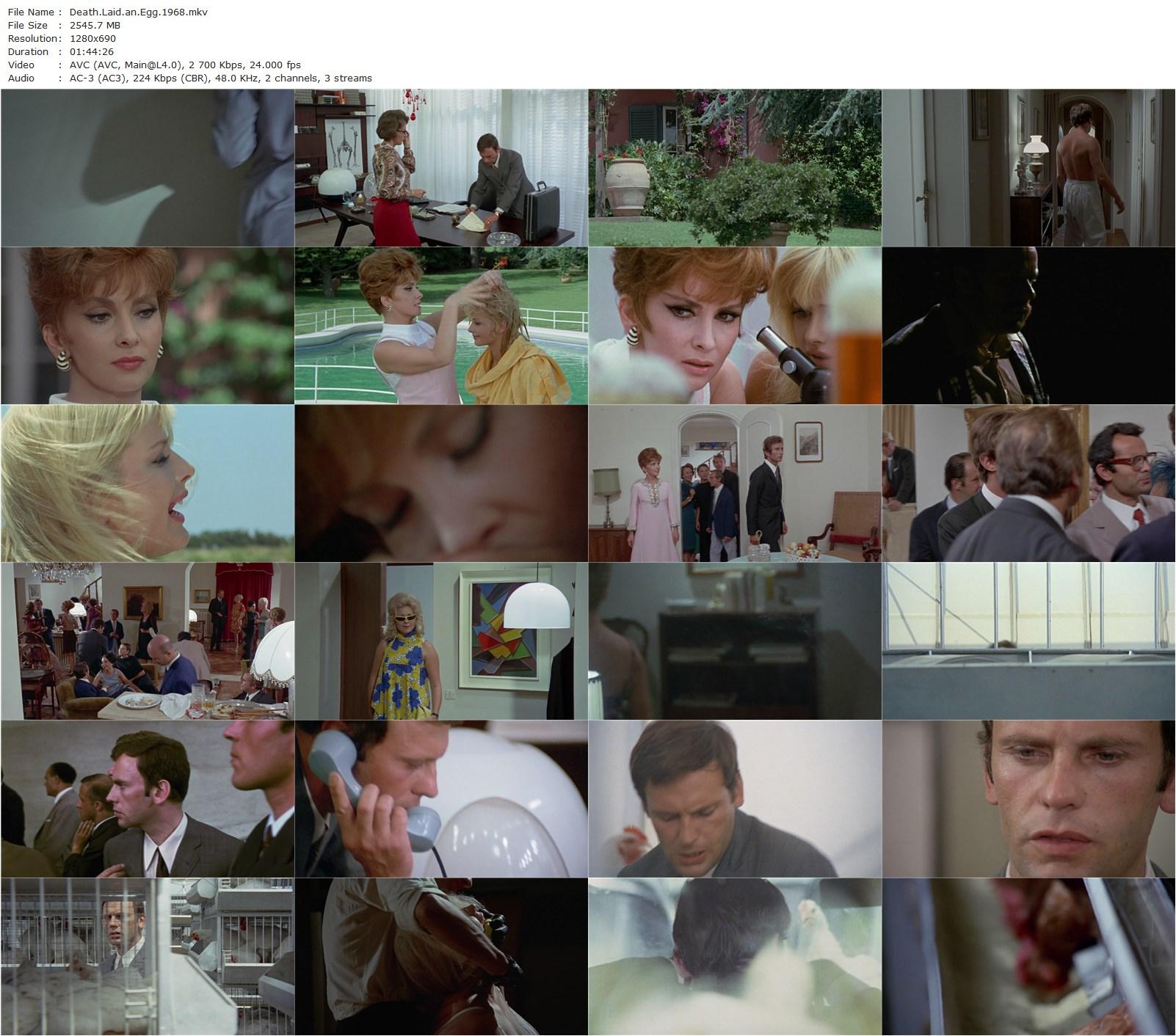 Death Laid an Egg (1968) Giulio Questi, Gina Lollobrigida, Jean-Louis Trintignant, Ewa Aulin-poster