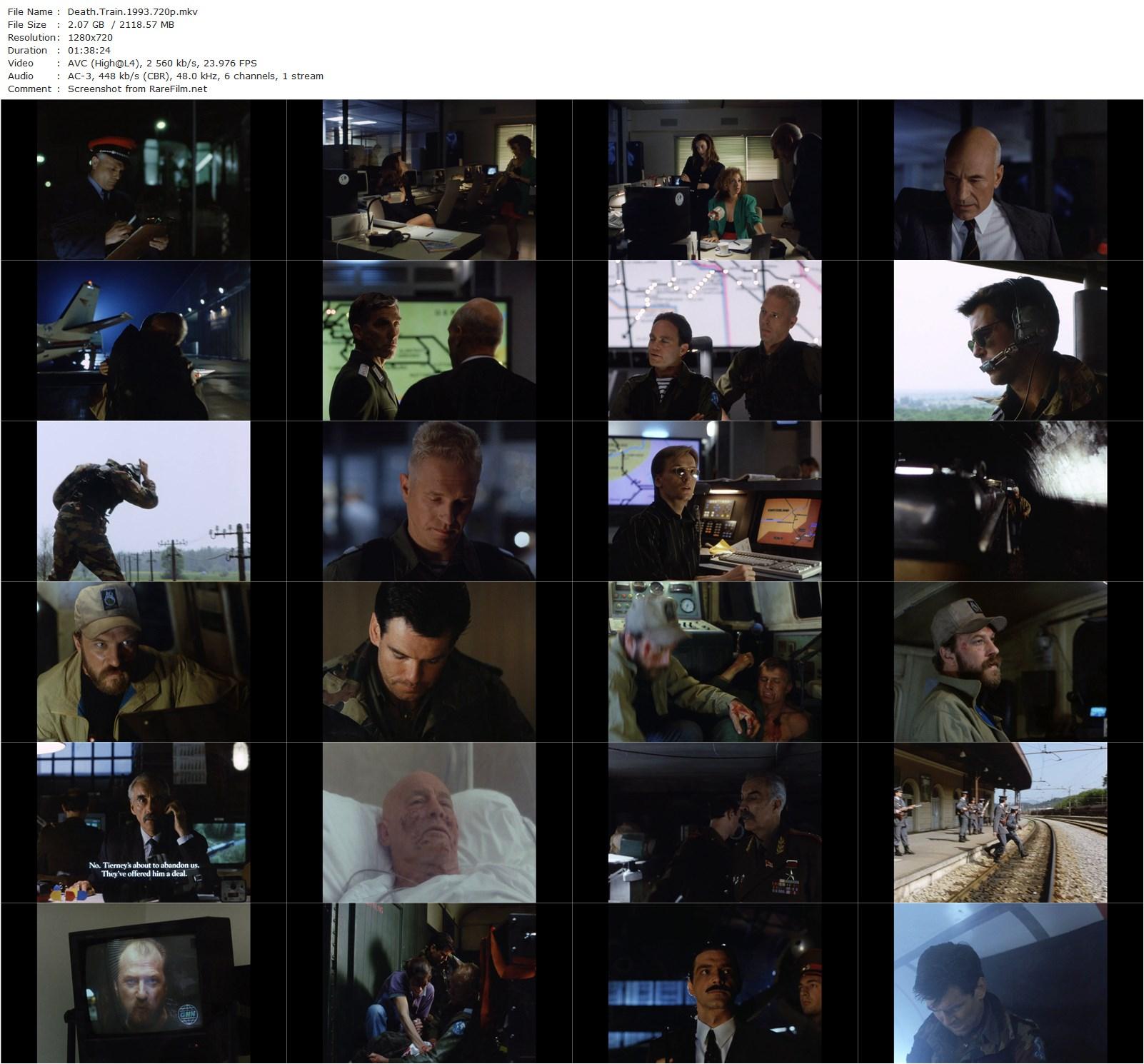 Death Train (1993) David Jackson, Pierce Brosnan, Patrick Stewart, Alexandra Paul-poster