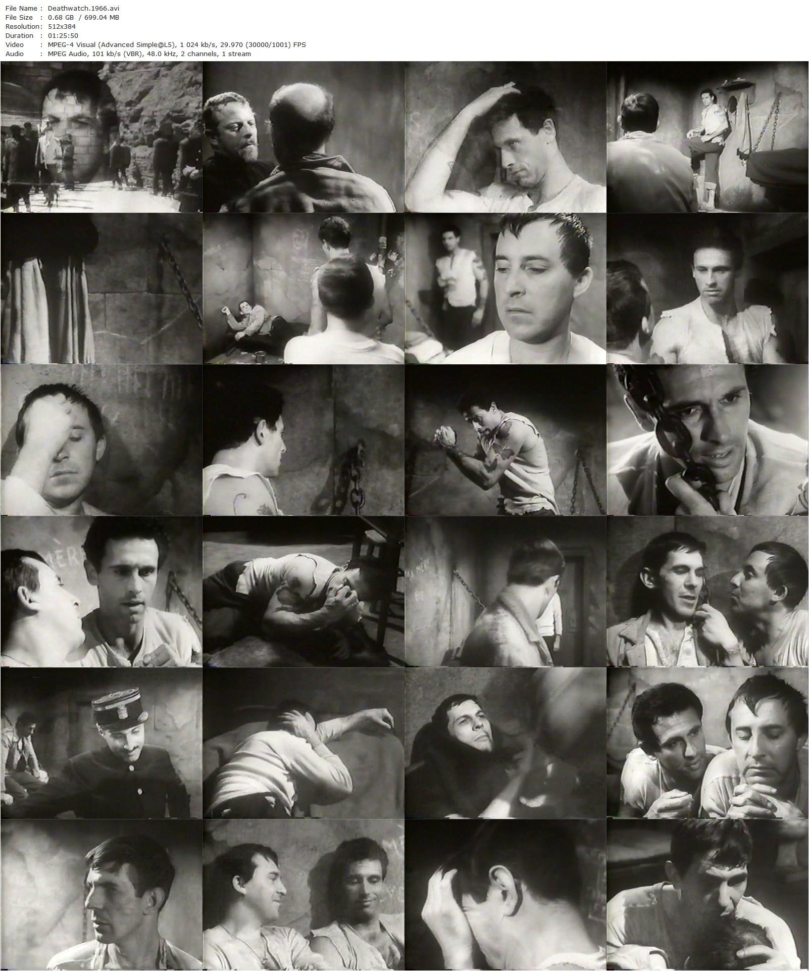 Deathwatch (1965) Vic Morrow, Leonard Nimoy, Michael Forest, Paul Mazursky-poster