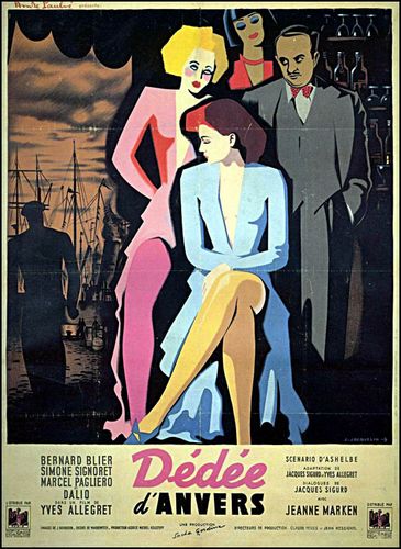 Woman of Antwerp / Dédée d’Anvers (1948) Yves Allégret, Bernard Blier, Simone Signoret, Marcello Pagliero