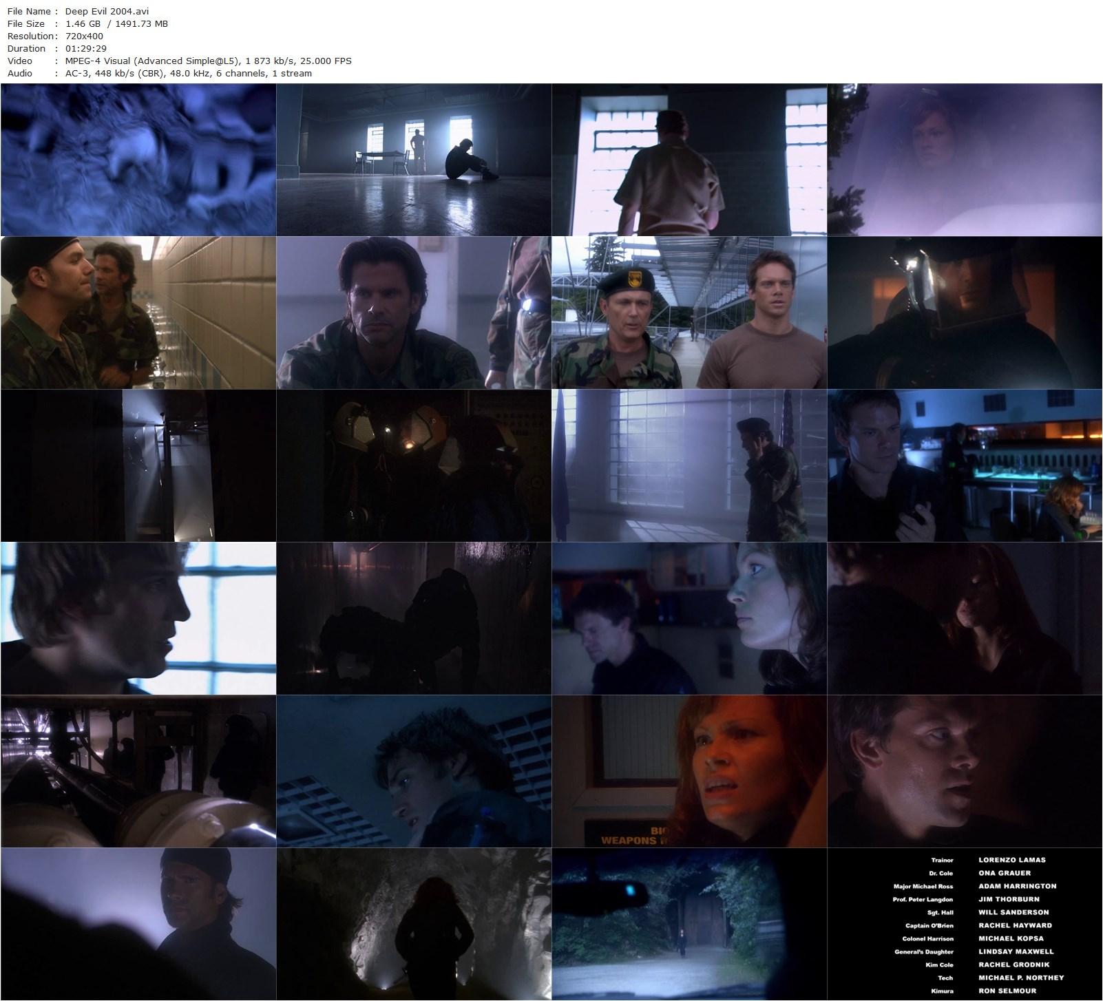 Deep Evil (2004) Pat Williams, Lorenzo Lamas, Ona Grauer, Adam Harrington-poster