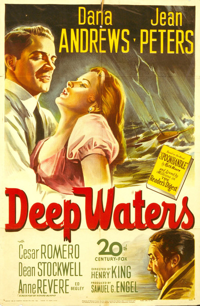 Deep Waters (1948) Henry King, Dana Andrews, Jean Peters, Cesar Romero