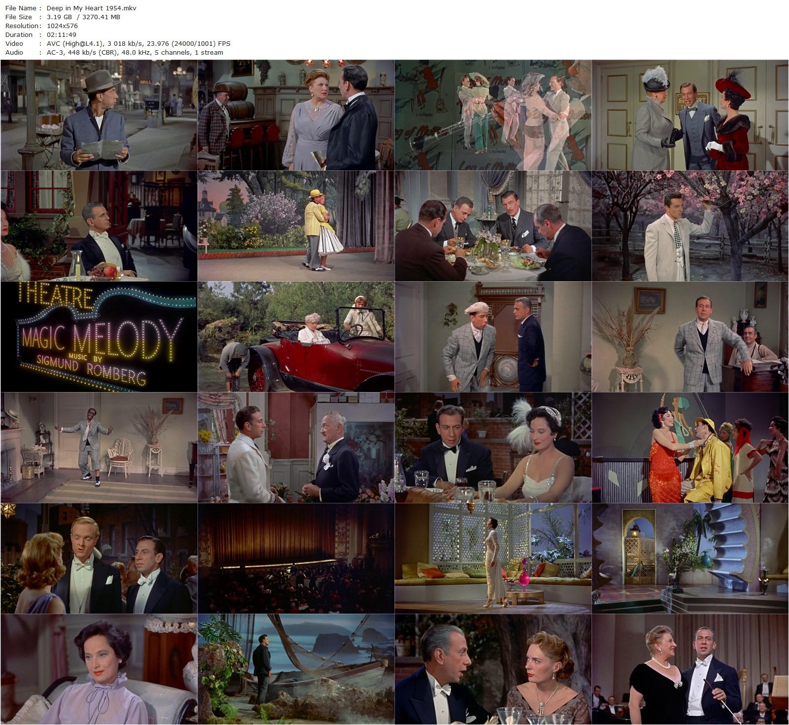 Deep in My Heart (1954) Stanley Donen, José Ferrer, Merle Oberon, Helen Traubel-poster