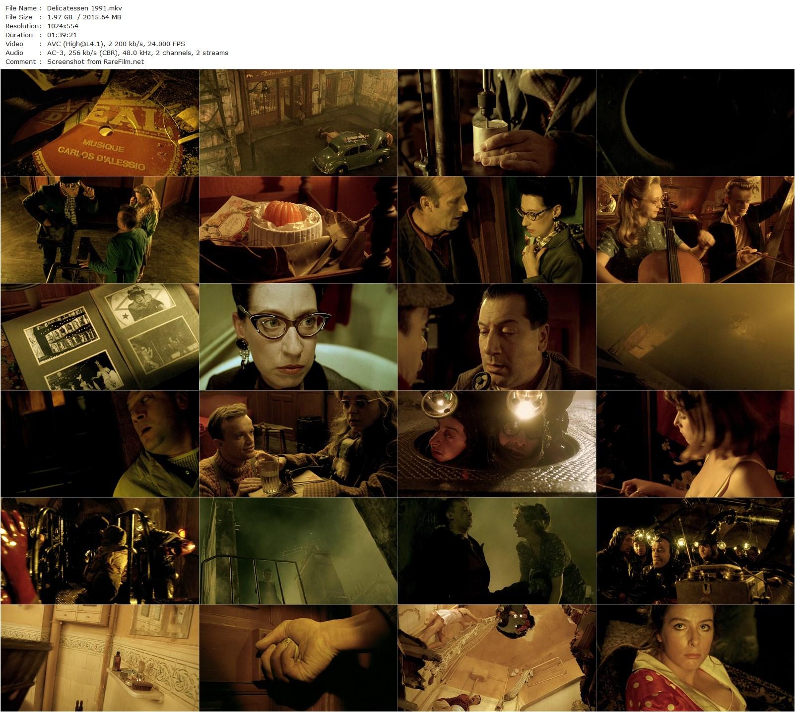 Delicatessen (1991) Marc Caro, Jean-Pierre Jeunet, Marie-Laure Dougnac, Dominique Pinon, Pascal Benezech-poster