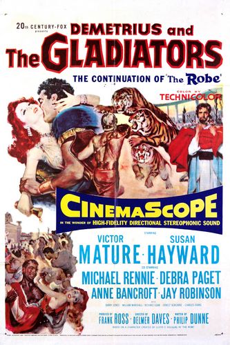 Demetrius and the Gladiators (1954) Delmer Daves, Victor Mature, Susan Hayward, Michael Rennie