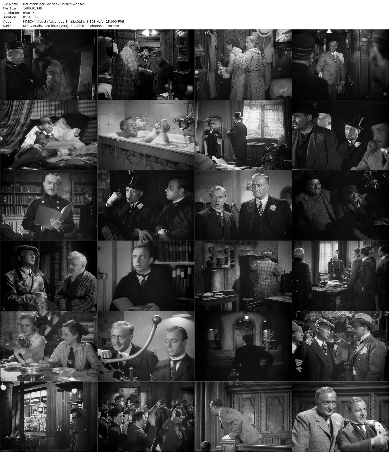 The Man Who Was Sherlock Holmes AKA Der Mann, der Sherlock Holmes war (1937) Karl Hartl, Hans Albers, Heinz Rühmann, Marieluise Claudius-poster