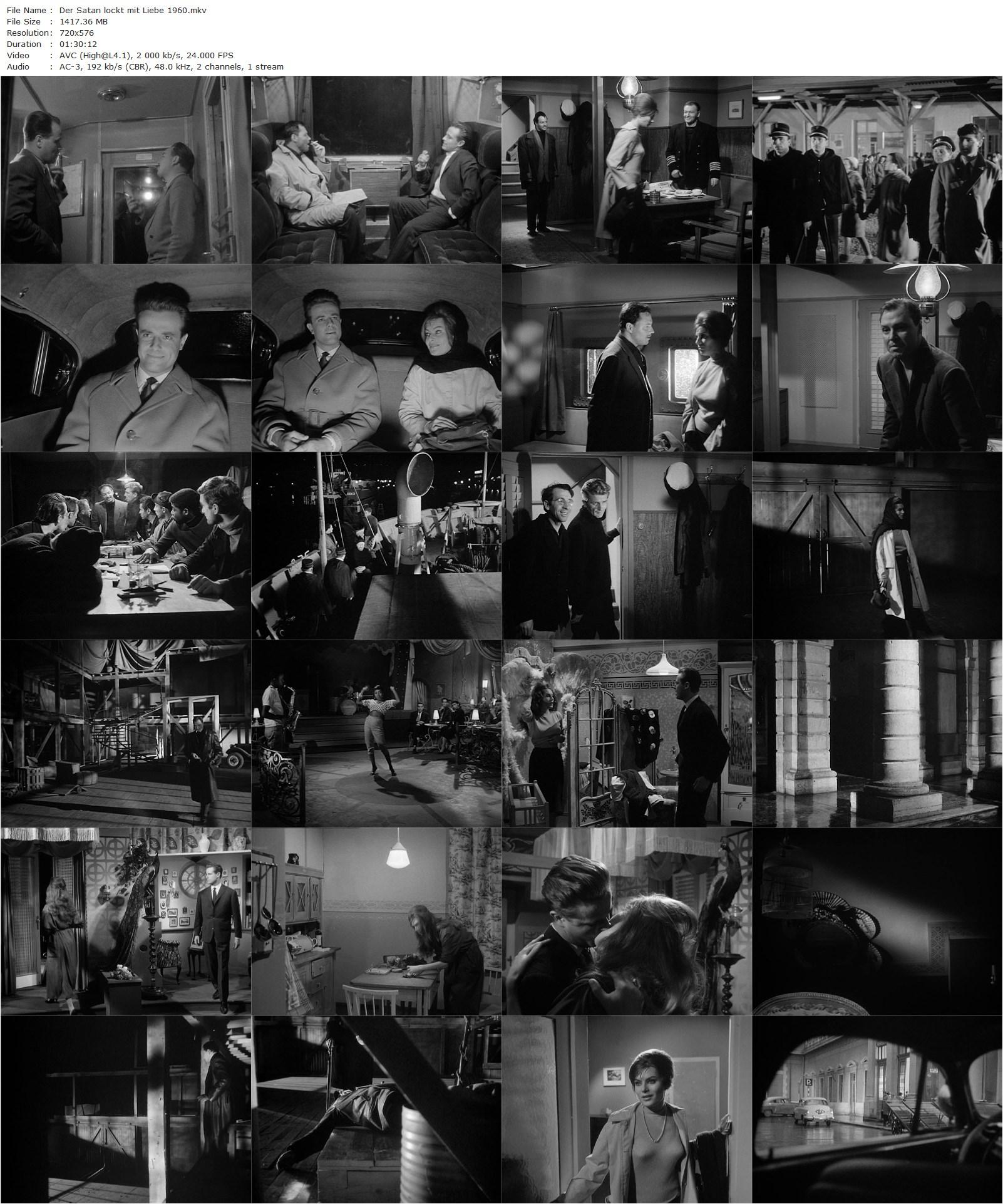 Satan Tempts with Love AKA Der Satan lockt mit Liebe (1960) Rudolf Jugert, Belinda Lee, Joachim Hansen, Ivan Desny-poster