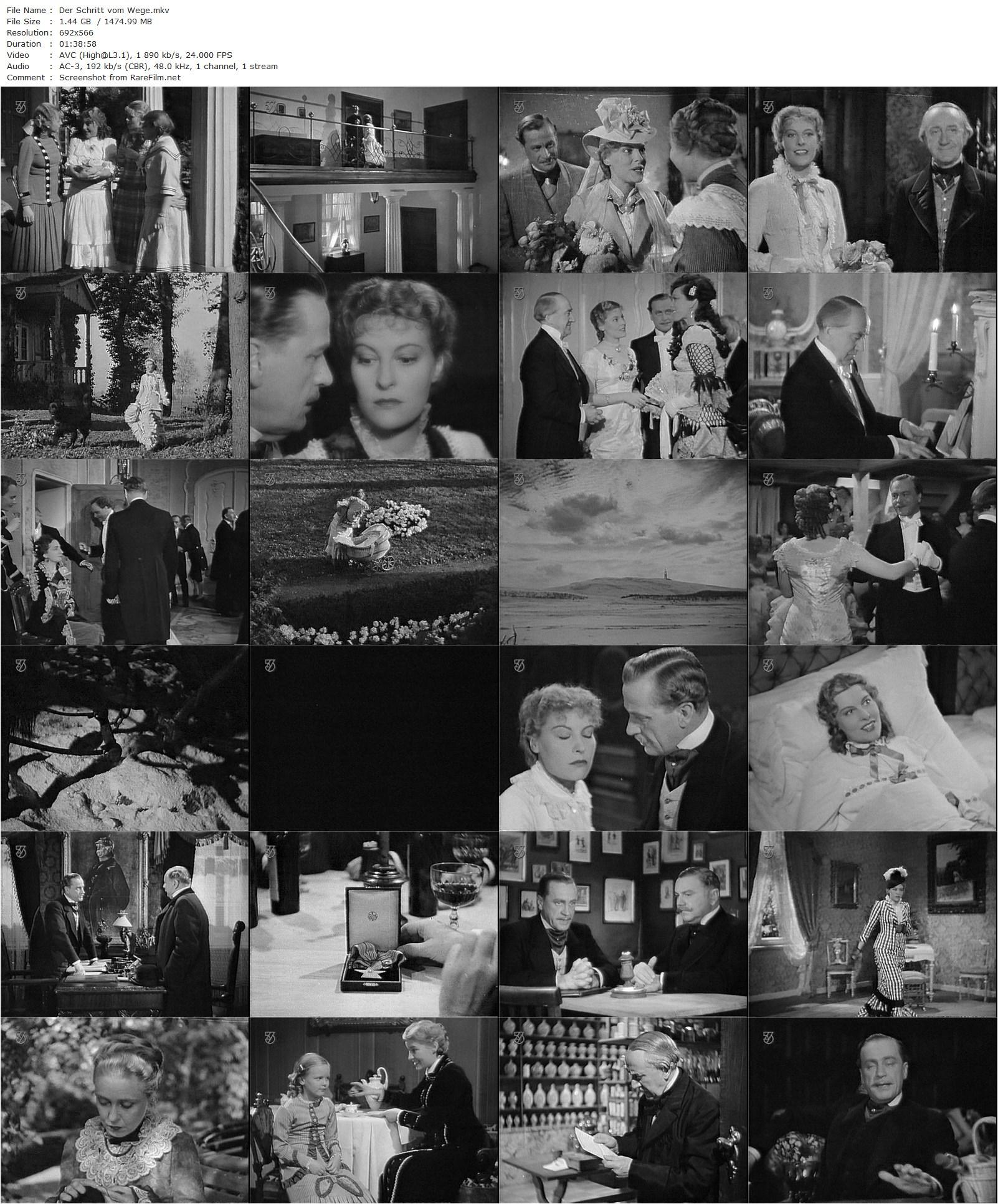 Der Schritt vom Wege / The False Step (1939) Gustaf Gründgens, Marianne Hoppe, Karl Ludwig Diehl, Paul Hartmann-poster