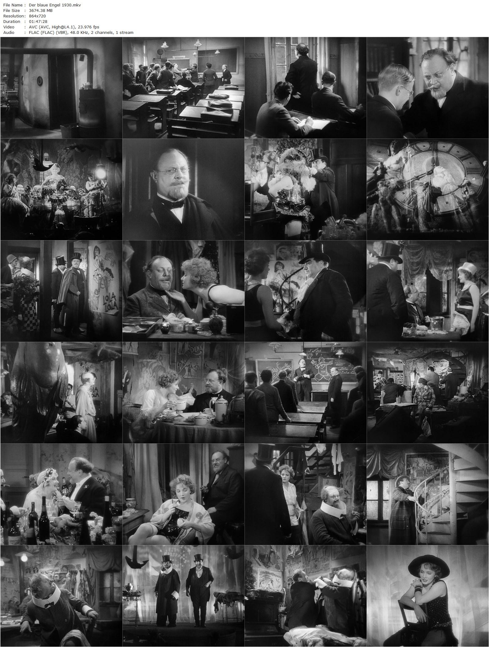 The Blue Angel (1930) Josef von Sternberg, Emil Jannings, Marlene Dietrich, Kurt Gerron-poster