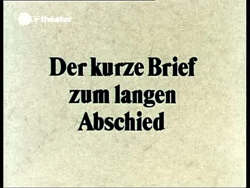 Herbert Vesely – Der Kurze Brief zum langen Abschied aka Short Letter to the Long Farewell (1978)