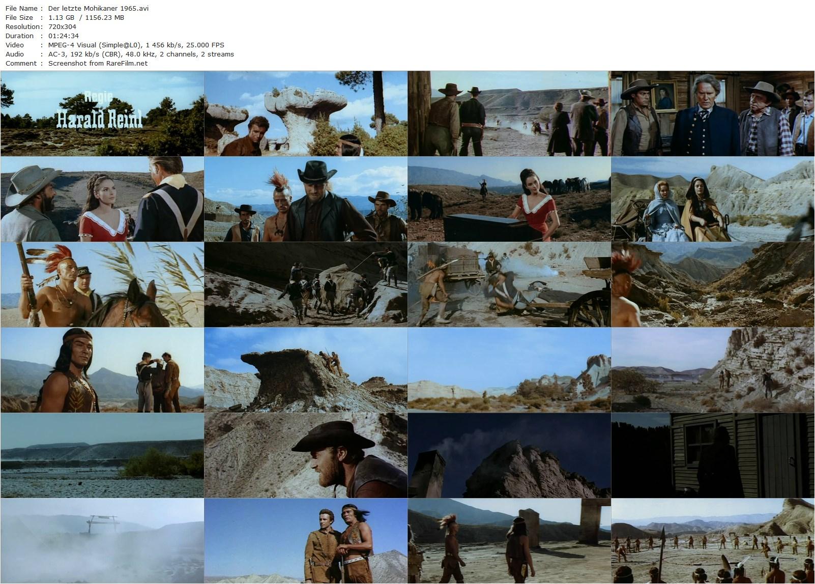 The Last Tomahawk / Der letzte Mohikaner (1965) Harald Reinl, Joachim Fuchsberger, Karin Dor, Marie France-poster