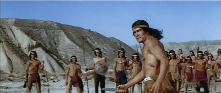 The Last Tomahawk / Der letzte Mohikaner (1965) Harald Reinl, Joachim Fuchsberger, Karin Dor, Marie France-poster