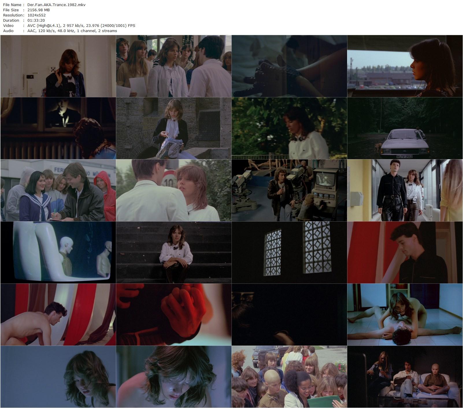 The Fan AKA Der Fan (1982) Eckhart Schmidt, Désirée Nosbusch, Bodo Staiger, Simone Brahmann-poster