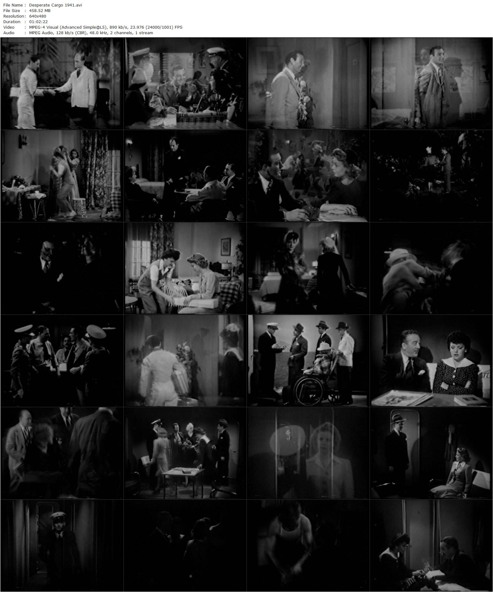 Desperate Cargo (1941) William Beaudine-poster