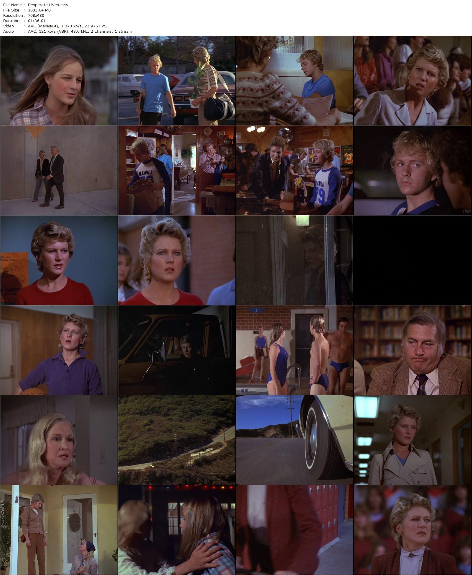 Desperate Lives (1982) Robert Michael Lewis, Diana Scarwid, Doug McKeon, Helen Hunt-poster