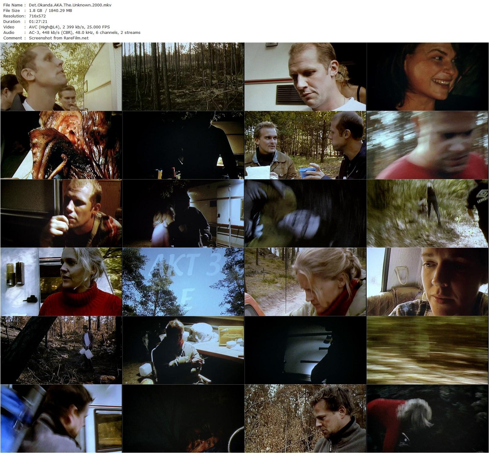 Det okända. / The Unknown (2000) Michael Hjorth, Jacob Ericksson, Marcus Palm, Ann-Sofie Rase-poster