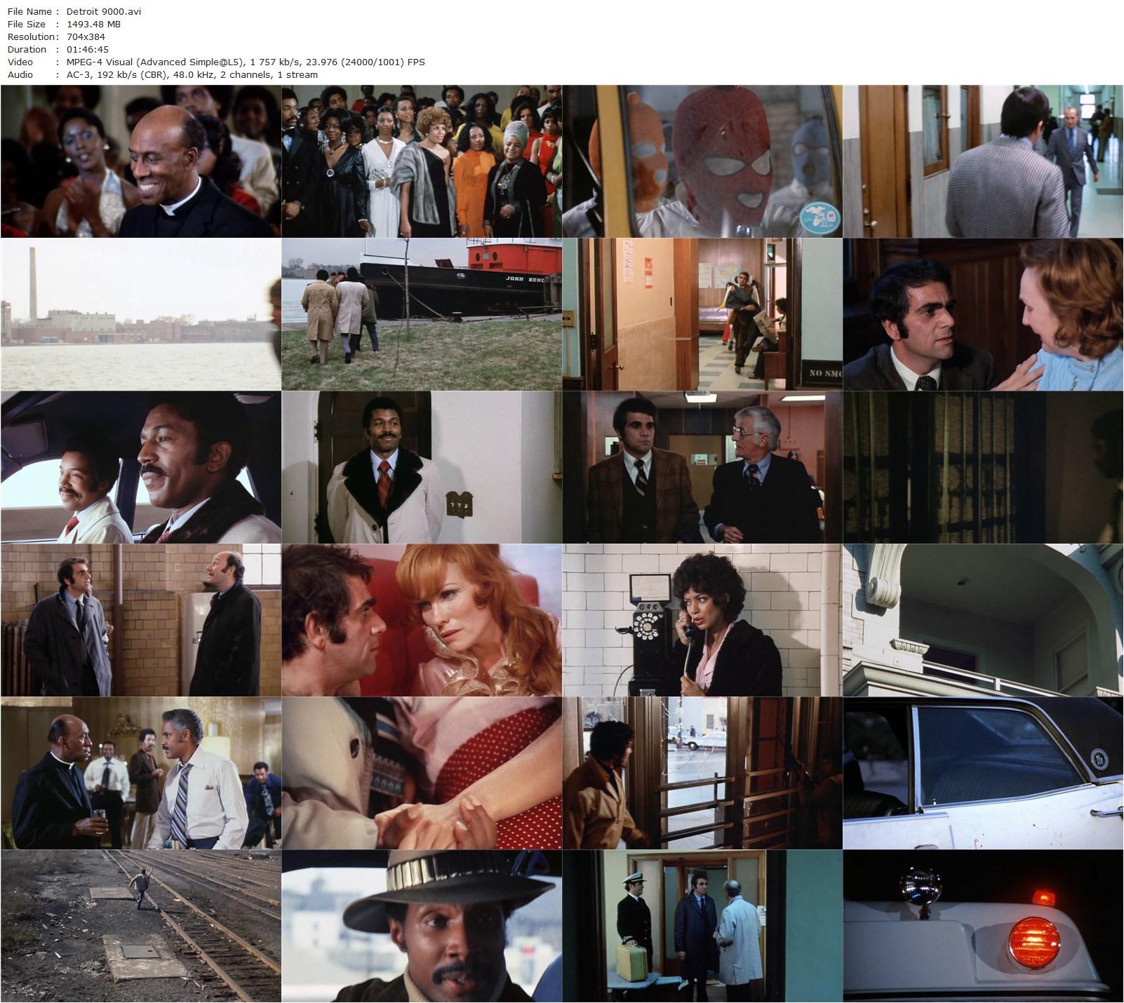 Detroit 9000 (1973) Arthur Marks, Alex Rocco, Hari Rhodes, Vonetta McGee-poster