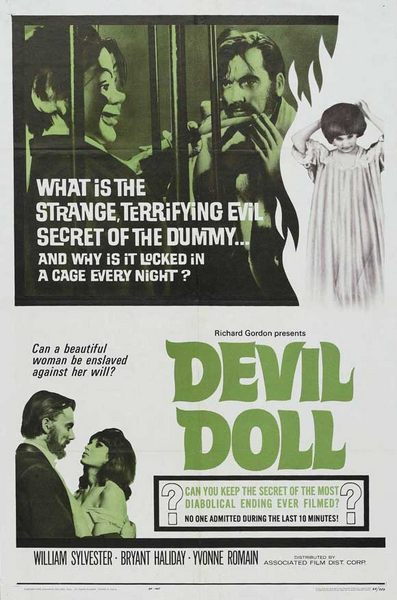 Devil Doll (1964) Lindsay Shonteff, Bryant Haliday, William Sylvester, Yvonne Romain