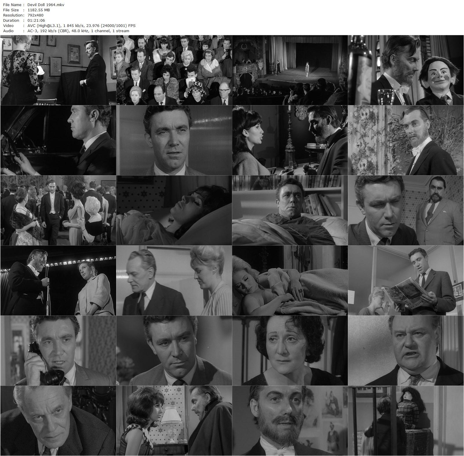 Devil Doll (1964) Lindsay Shonteff, Bryant Haliday, William Sylvester, Yvonne Romain-poster