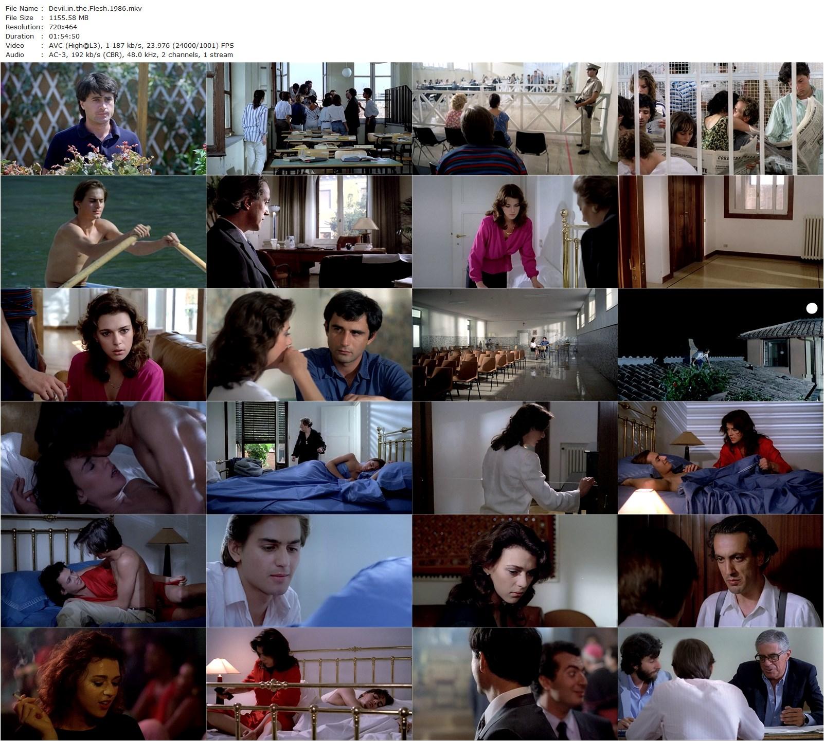 Devil in the Flesh AKA Diavolo in corpo (1986) Marco Bellocchio, Maruschka Detmers, Federico Pitzalis, Anita Laurenzi-poster