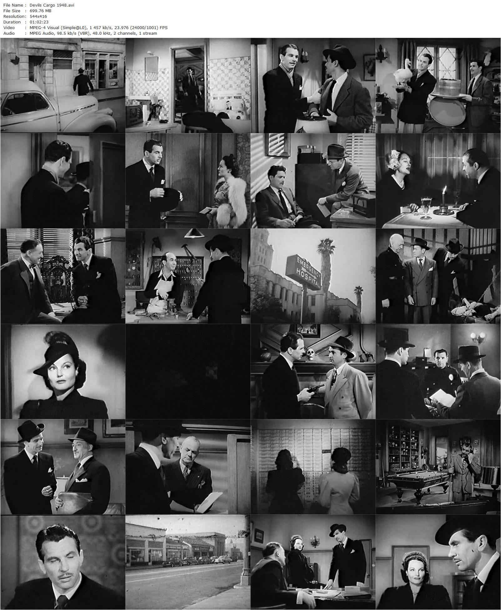 Devil’s Cargo (1948) John F. Link Sr., John Calvert, Rochelle Hudson, Roscoe Karns-poster