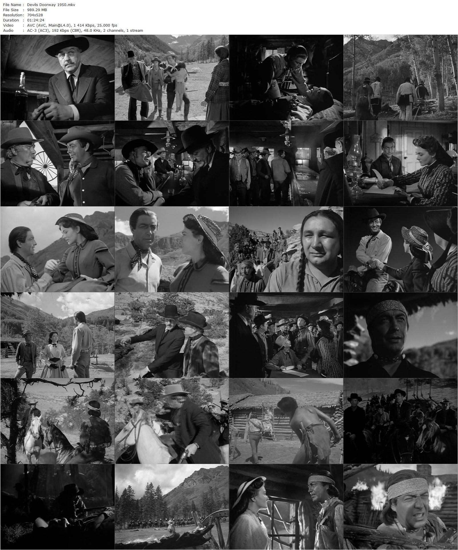 Devil’s Doorway (1950) Anthony Mann, Robert Taylor, Louis Calhern, Paula Raymond-poster