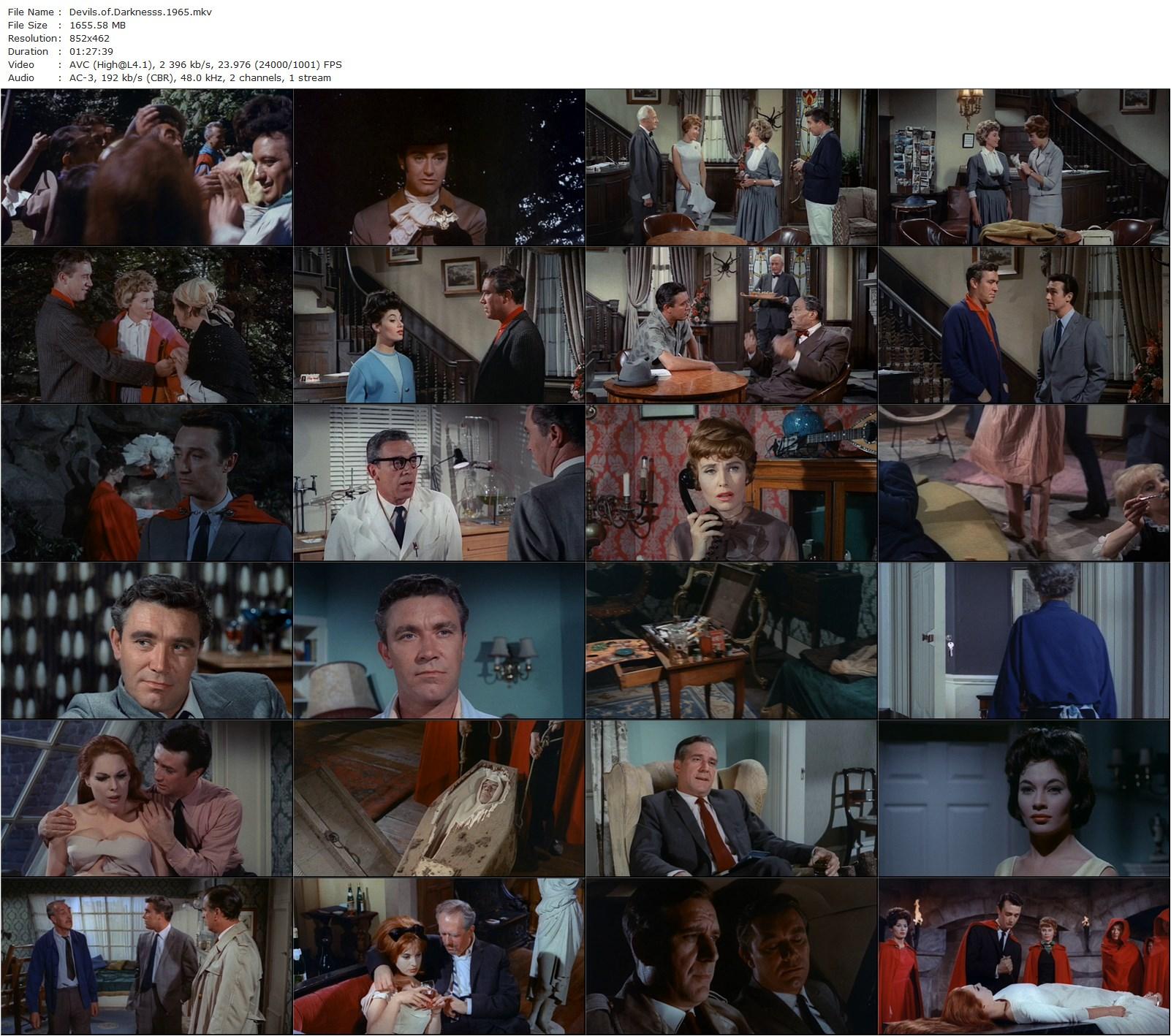 Devils of Darkness (1965) Lance Comfort, William Sylvester, Hubert Noël, Carole Gray-poster