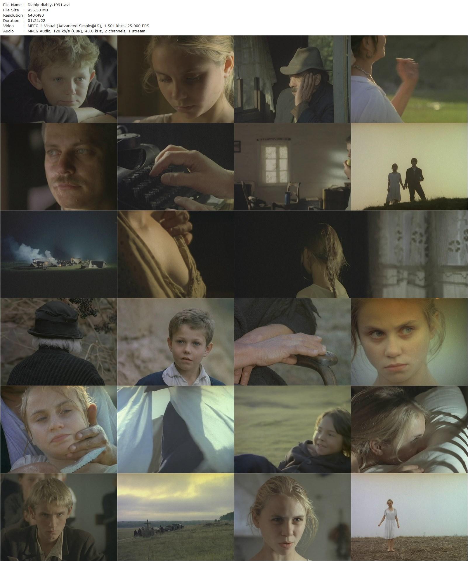 The Devils, the Devils / Diably, diably (1991) Dorota Kedzierzawska, Danuta Szaflarska, Monika Niemczyk, Jerzy Lapinski-poster