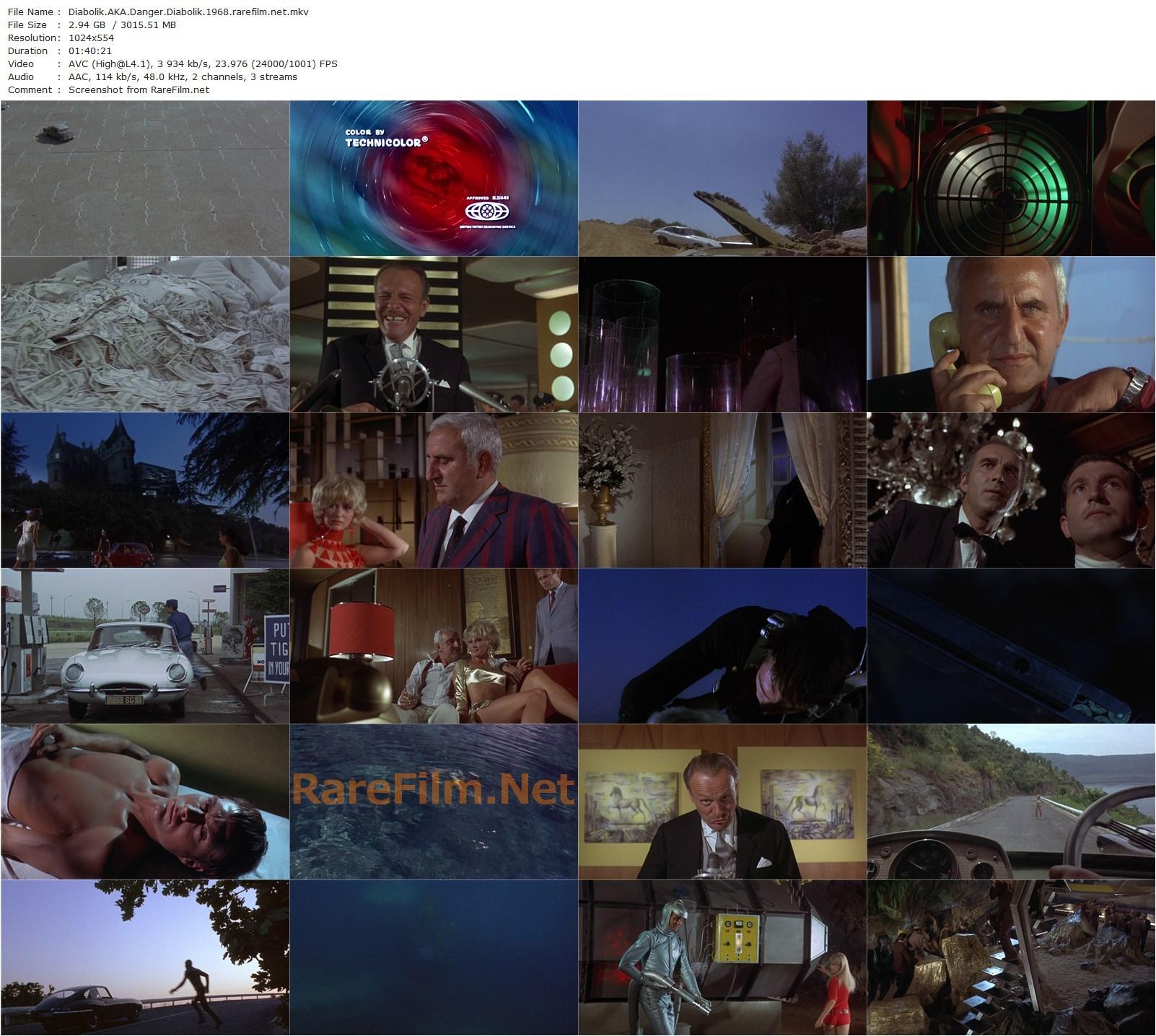 Danger: Diabolik (1968) Mario Bava, John Phillip Law, Marisa Mell, Michel Piccoli-poster