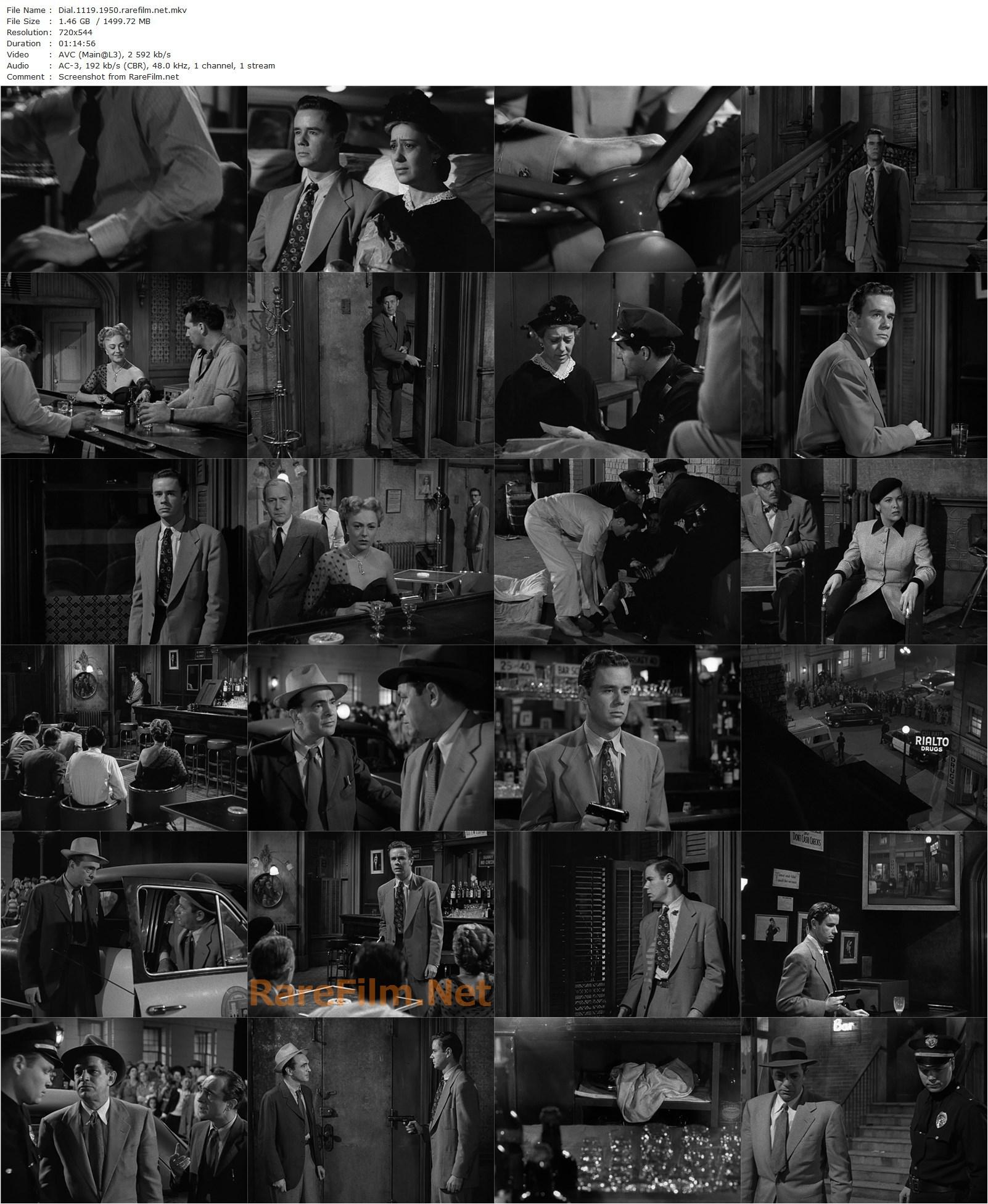 Dial 1119 (1950) Gerald Mayer, Marshall Thompson, Virginia Field, Andrea King-poster