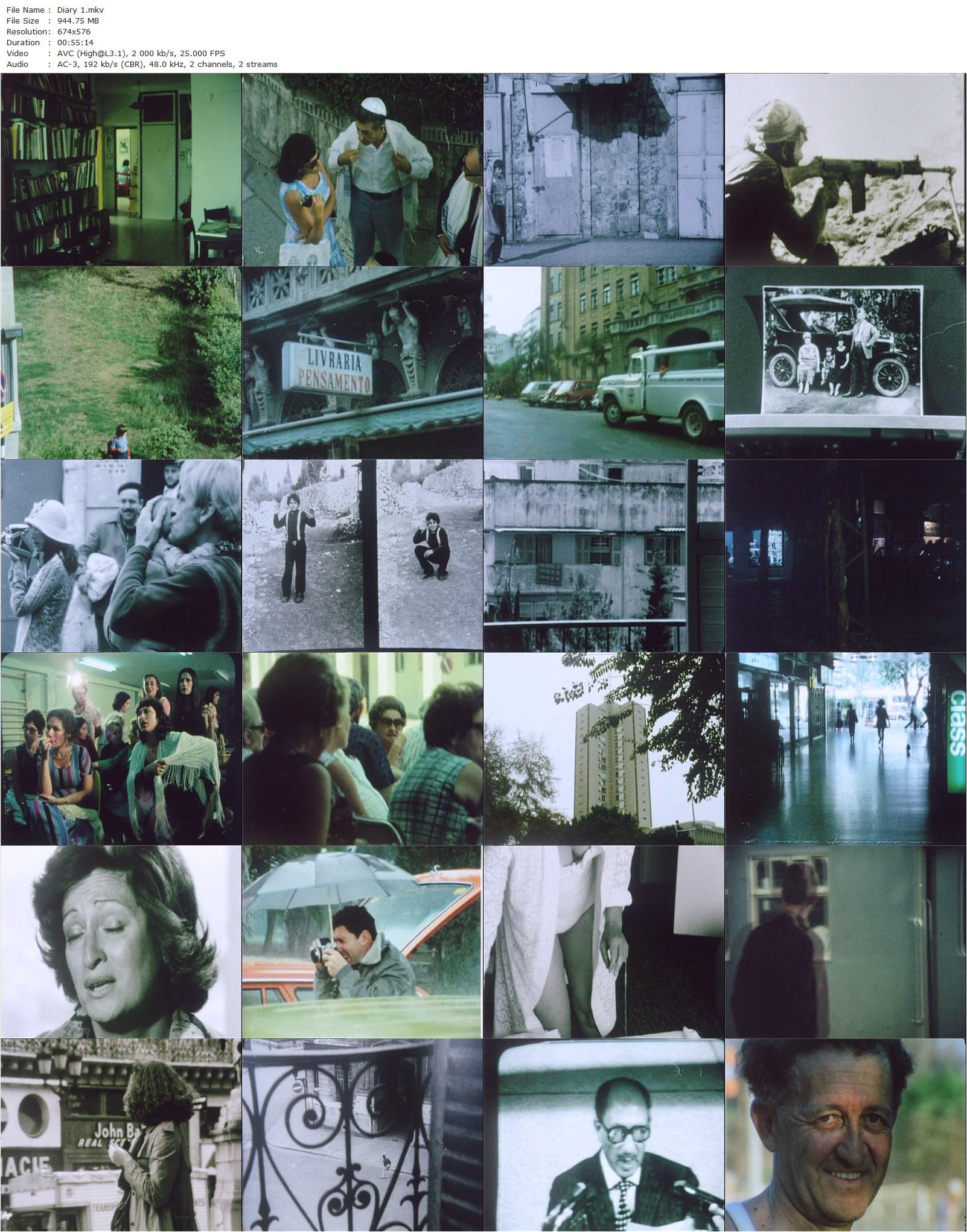 Diary (1983) David Perlov, Mira Perlov, Yael Perlov-poster