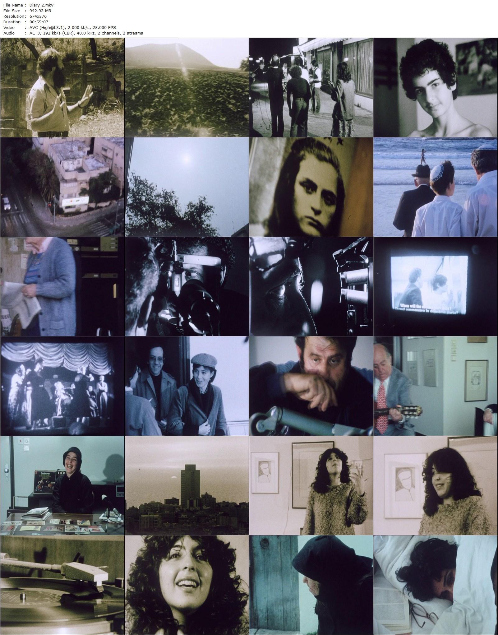 Diary (1983) David Perlov, Mira Perlov, Yael Perlov-poster