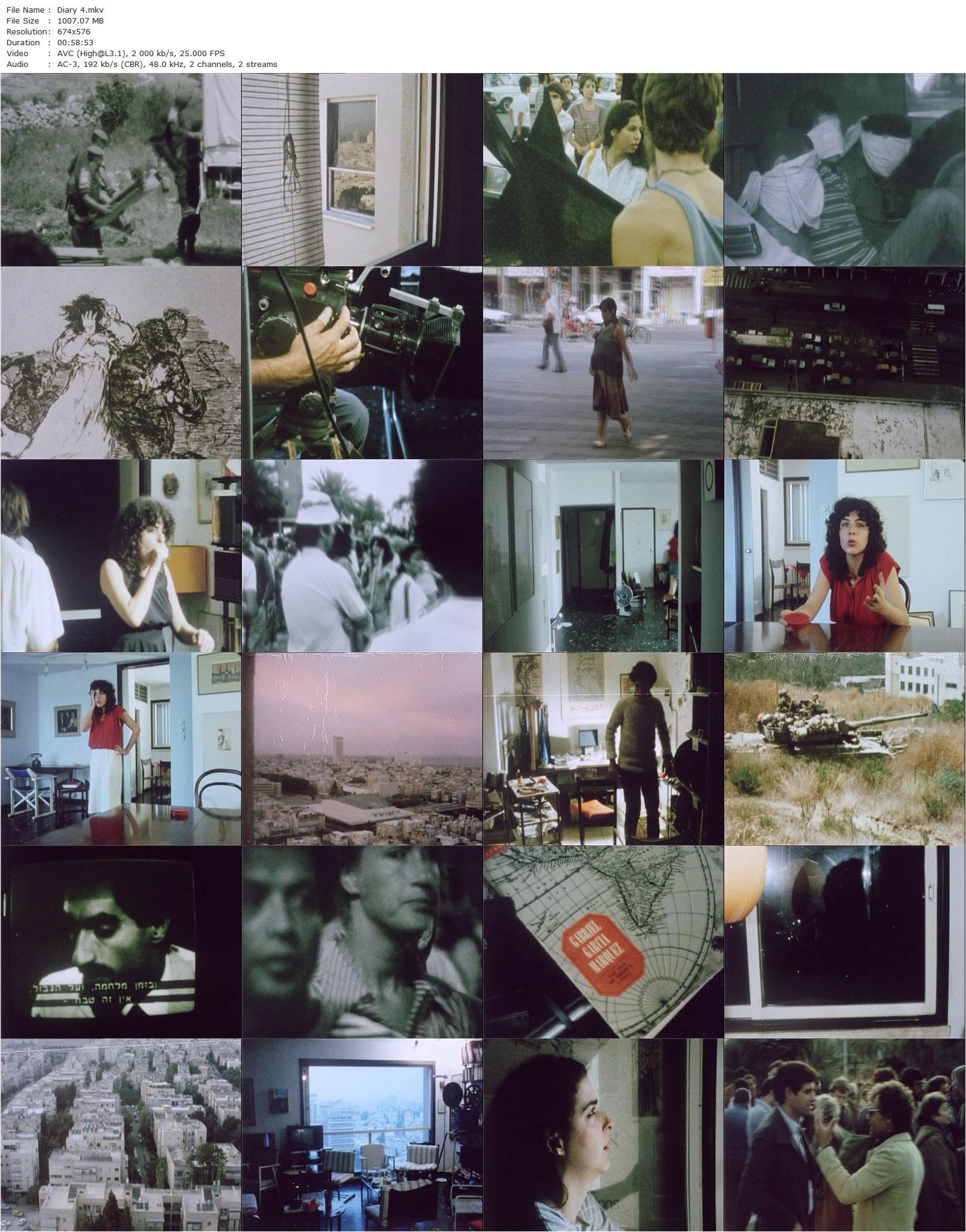 Diary (1983) David Perlov, Mira Perlov, Yael Perlov-poster