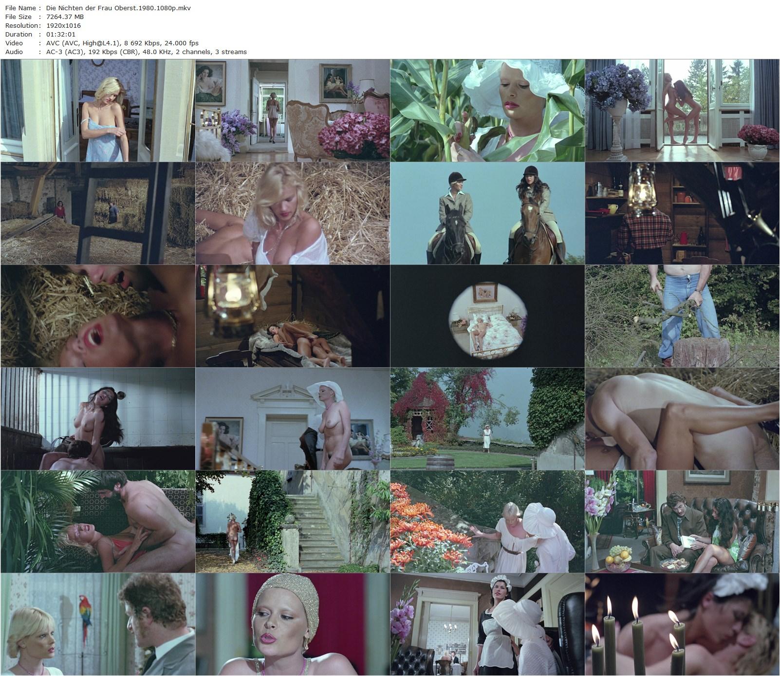 Die Nichten Der Frau Oberst (1980) Erwin C. Dietrich, Karine Gambier, Brigitte Lahaie, Pascale Vital-poster