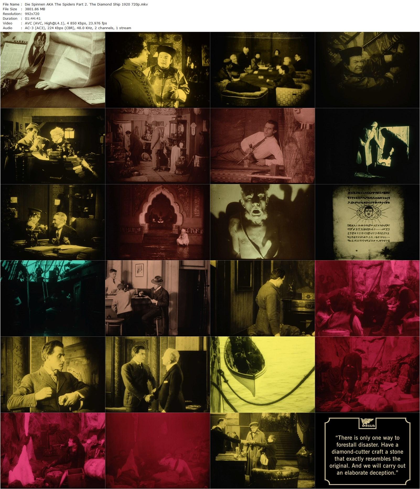 The Spiders, Part 2: The Diamond Ship (1920) Fritz Lang, Carl de Vogt, Ressel Orla, Georg John-poster