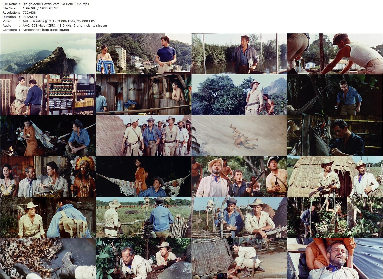 Golden Goddess of Rio Beni / Die goldene Göttin vom Rio Beni (1964) Eugenio Martín, Franz Eichhorn, Pierre Brice, René Deltgen, Harald Juhnke-poster