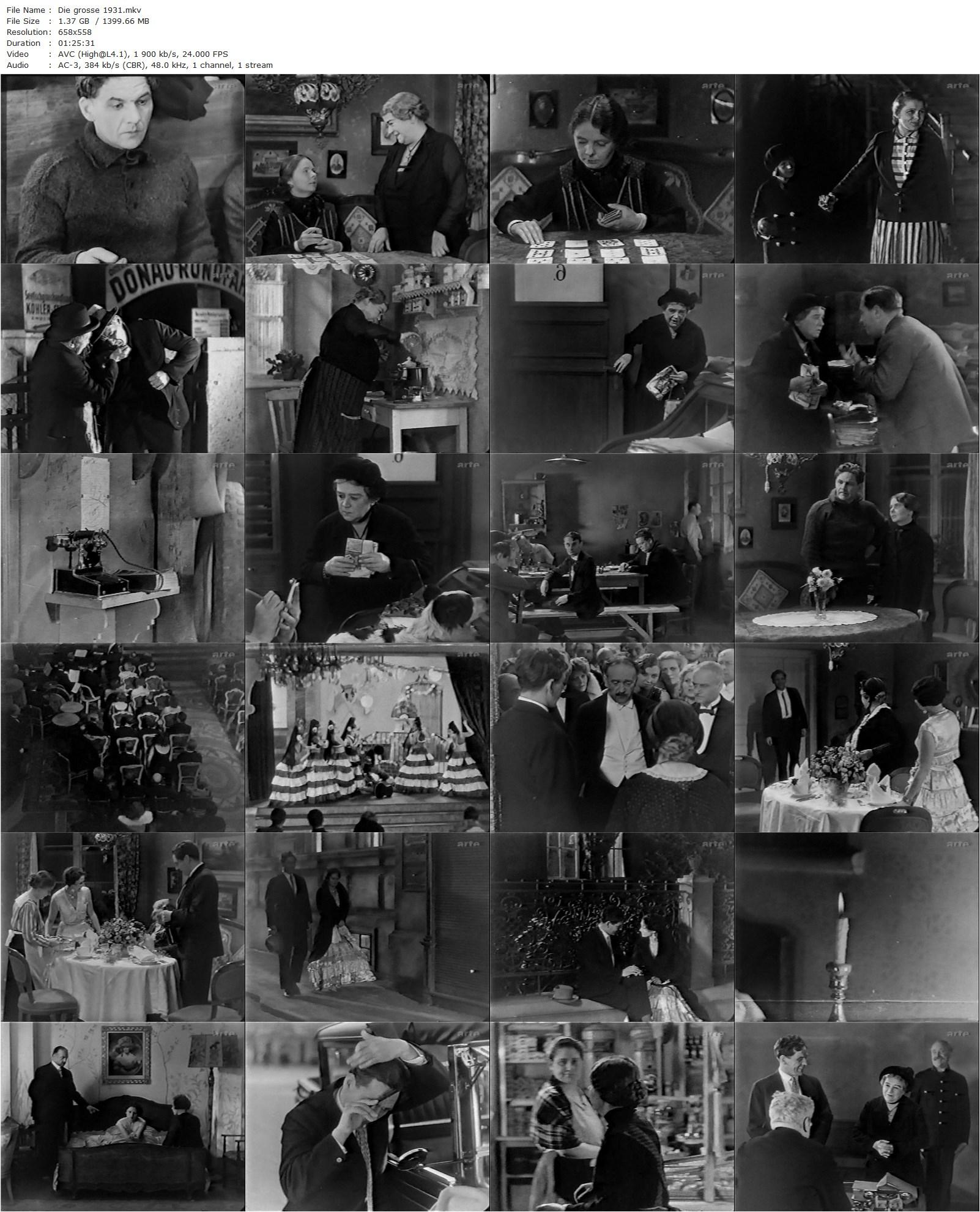 The Great Love / Die große Liebe (1931) Otto Preminger, Hansi Niese, Attila Hörbiger, Betty Bird-poster