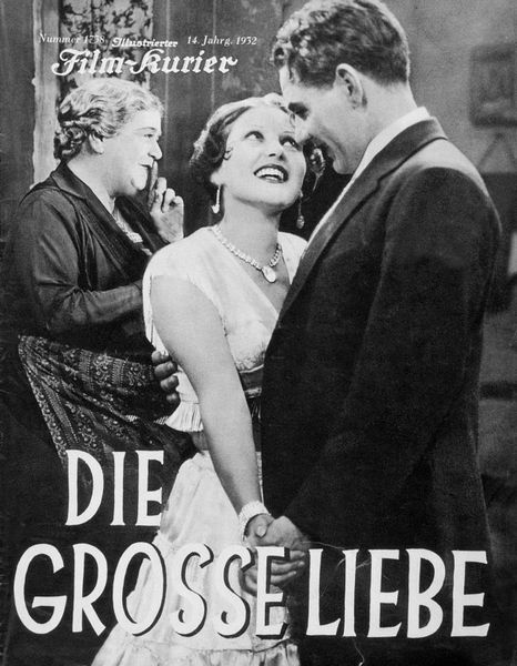 The Great Love / Die große Liebe (1931) Otto Preminger, Hansi Niese, Attila Hörbiger, Betty Bird