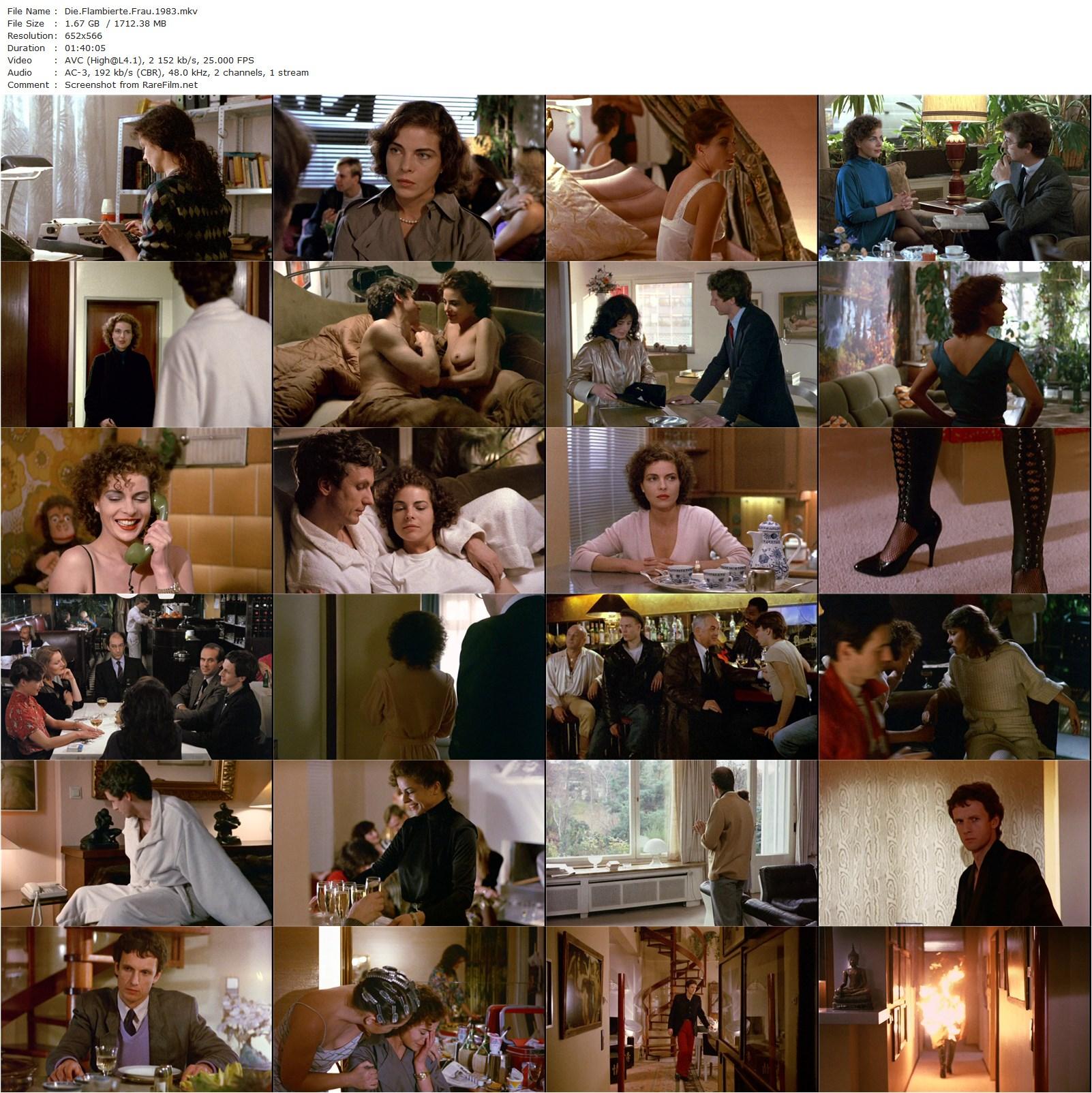 A Woman in Flames (1983) Robert van Ackeren-poster