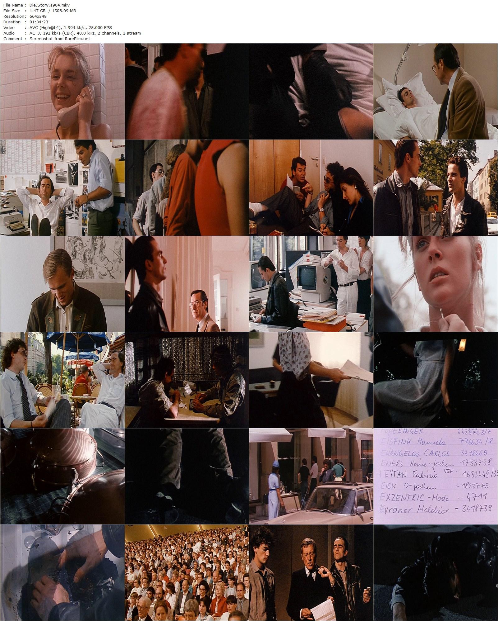 Die Story (1984) Eckhart Schmidt, Thomas Davis-poster