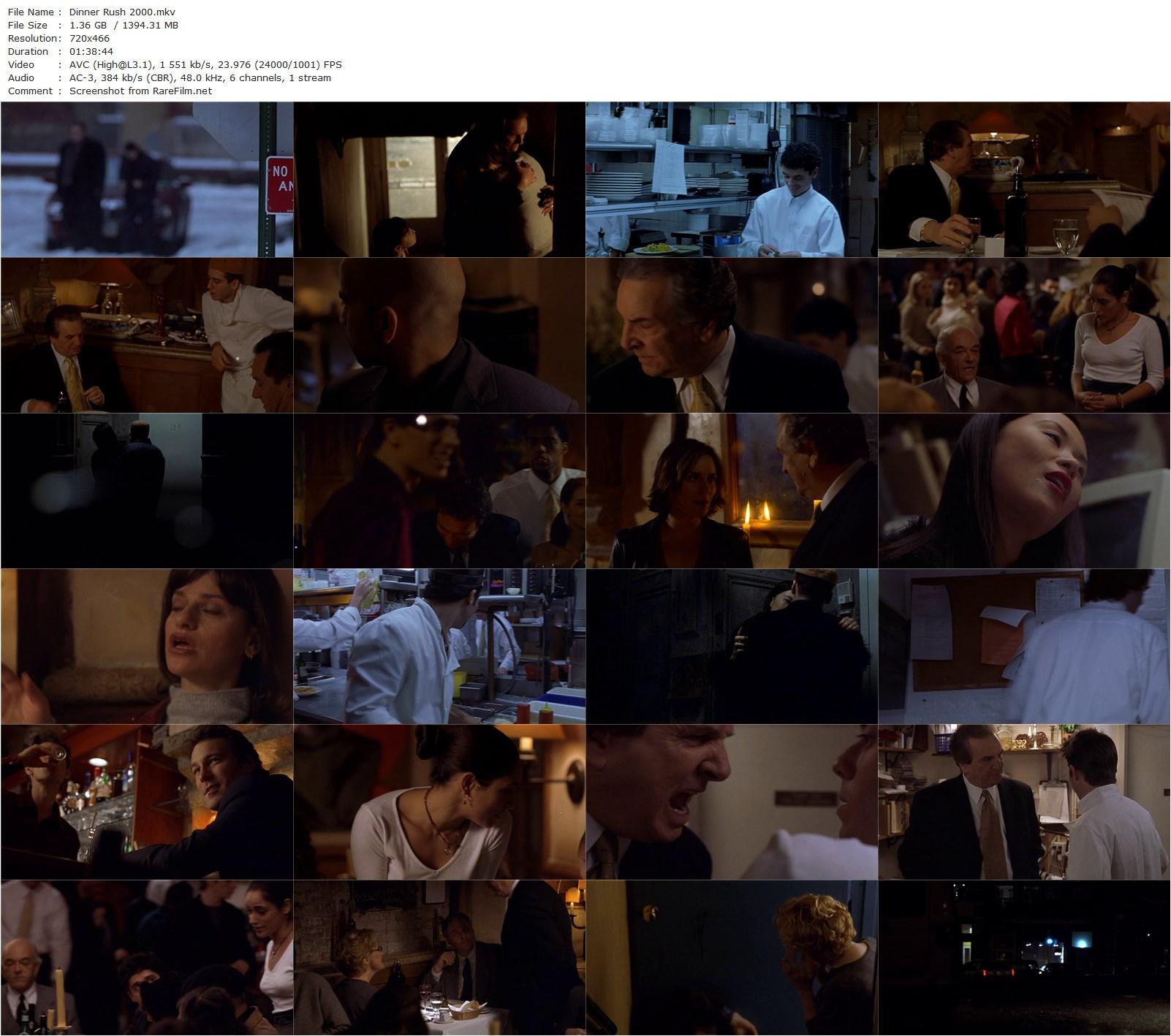 Dinner Rush (2000) Bob Giraldi, Danny Aiello, Edoardo Ballerini, John Rothman-poster