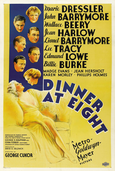 Dinner at Eight (1933) George Cukor, Marie Dressler, John Barrymore, Wallace Beery