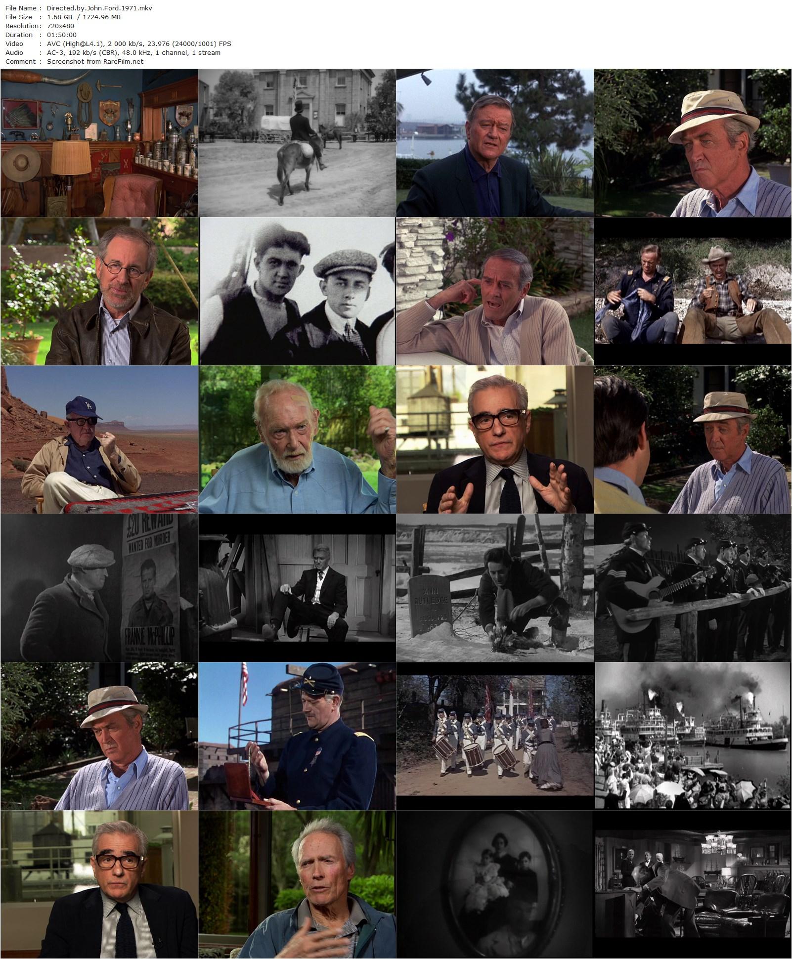 Directed by John Ford (1971) John Ford, Peter Bogdanovich, Orson Welles-poster