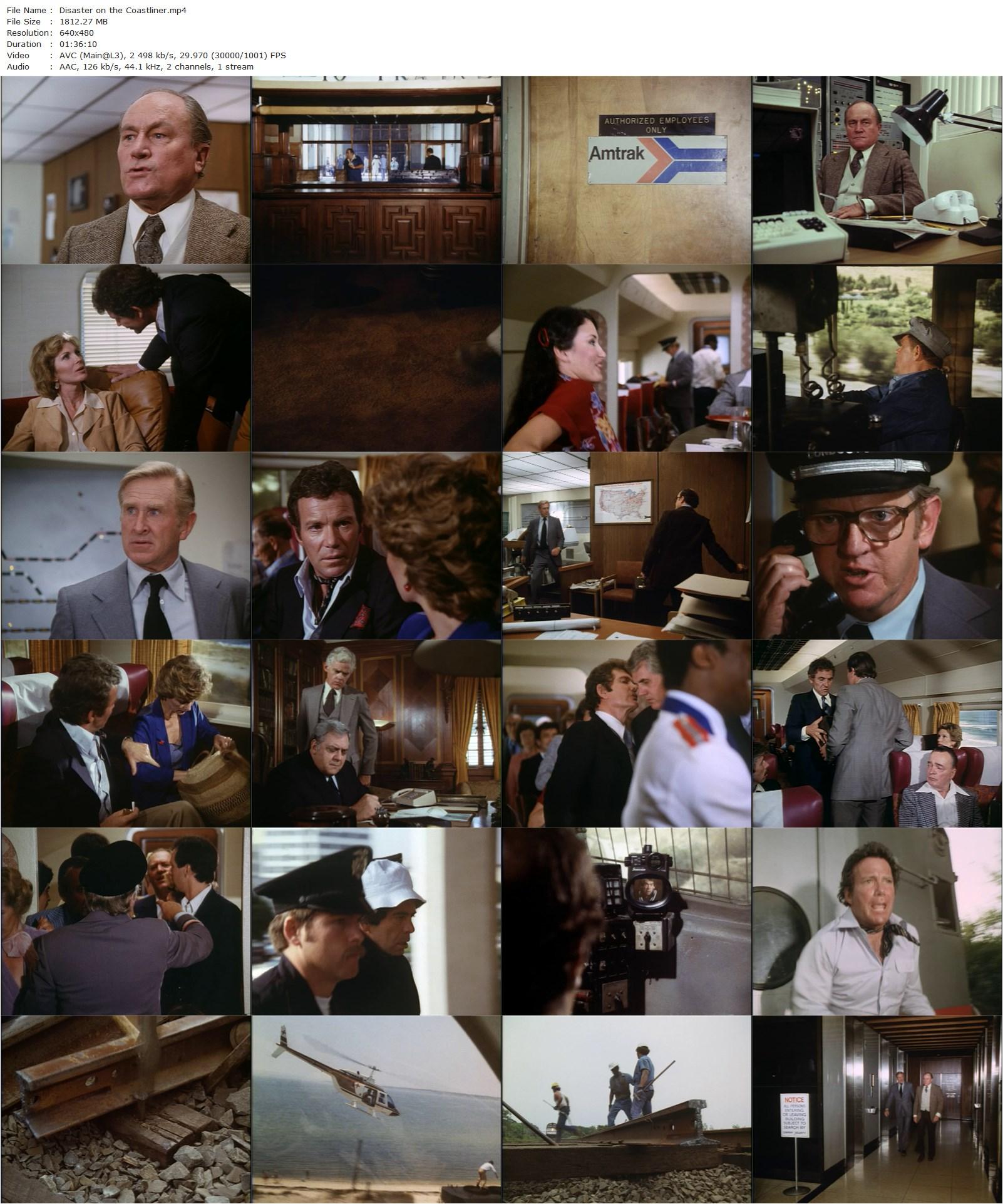 Disaster on the Coastliner (1979) Richard C. Sarafian, Lloyd Bridges, Raymond Burr, Robert Fuller-poster