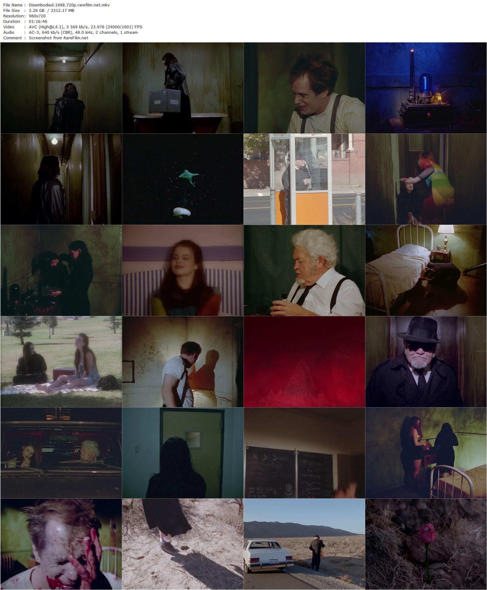 Disembodied (1998) William Kersten, Anastasia Woolverton, Hannah Nease, James Diederichsen-poster