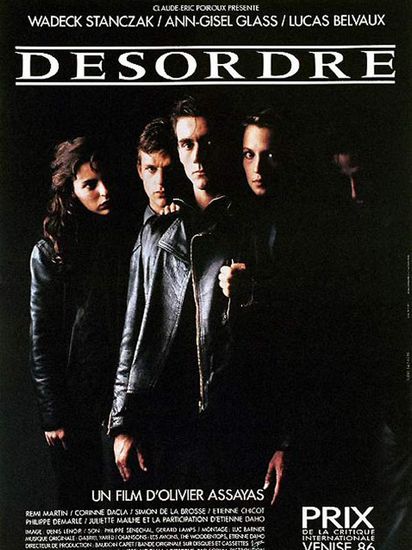 Disorder (1986) Olivier Assayas, Wadeck Stanczak, Ann-Gisel Glass, Lucas Belvaux