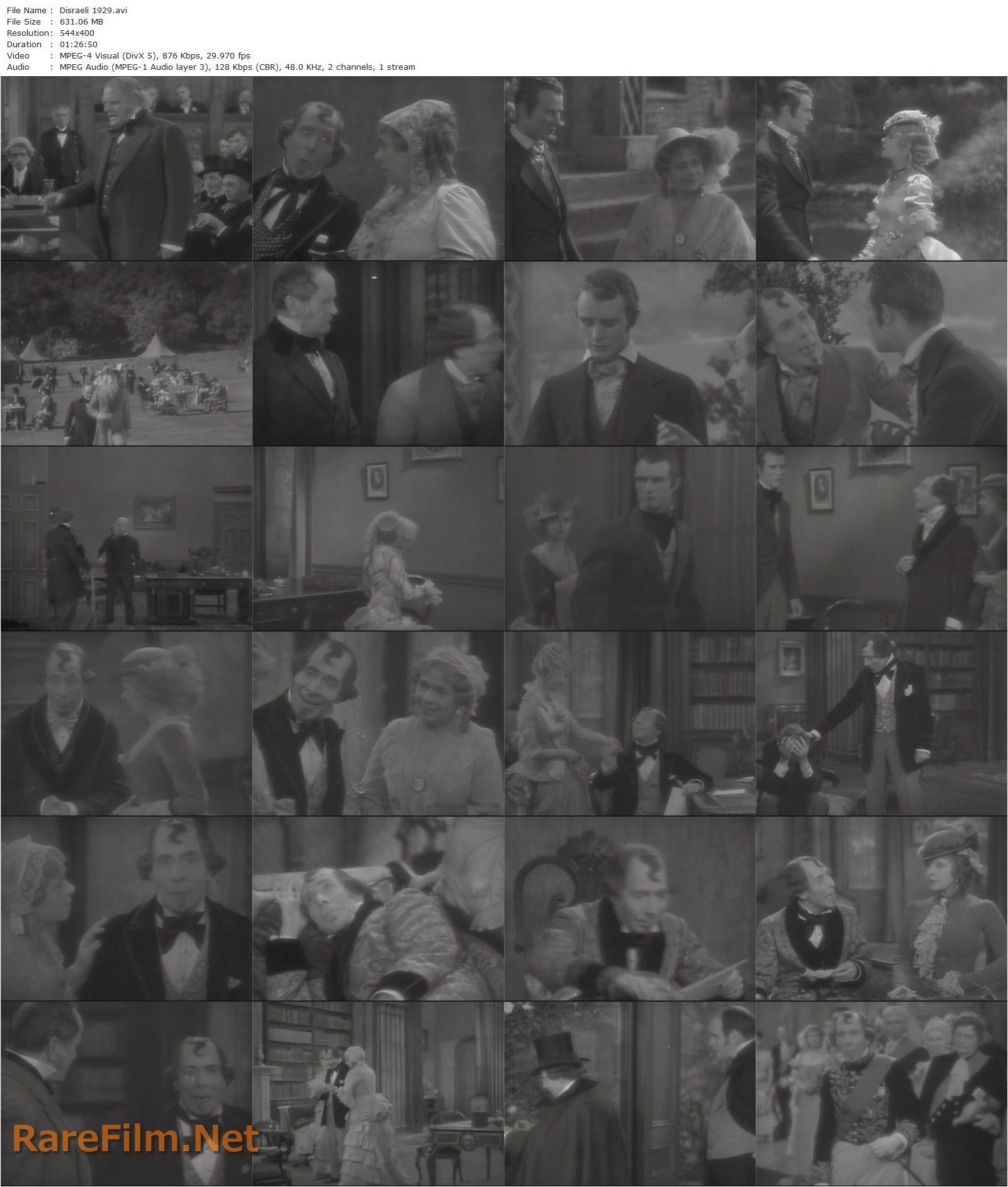 Disraeli (1929) Alfred E. Green, George Arliss, Doris Lloyd, David Torrence-poster