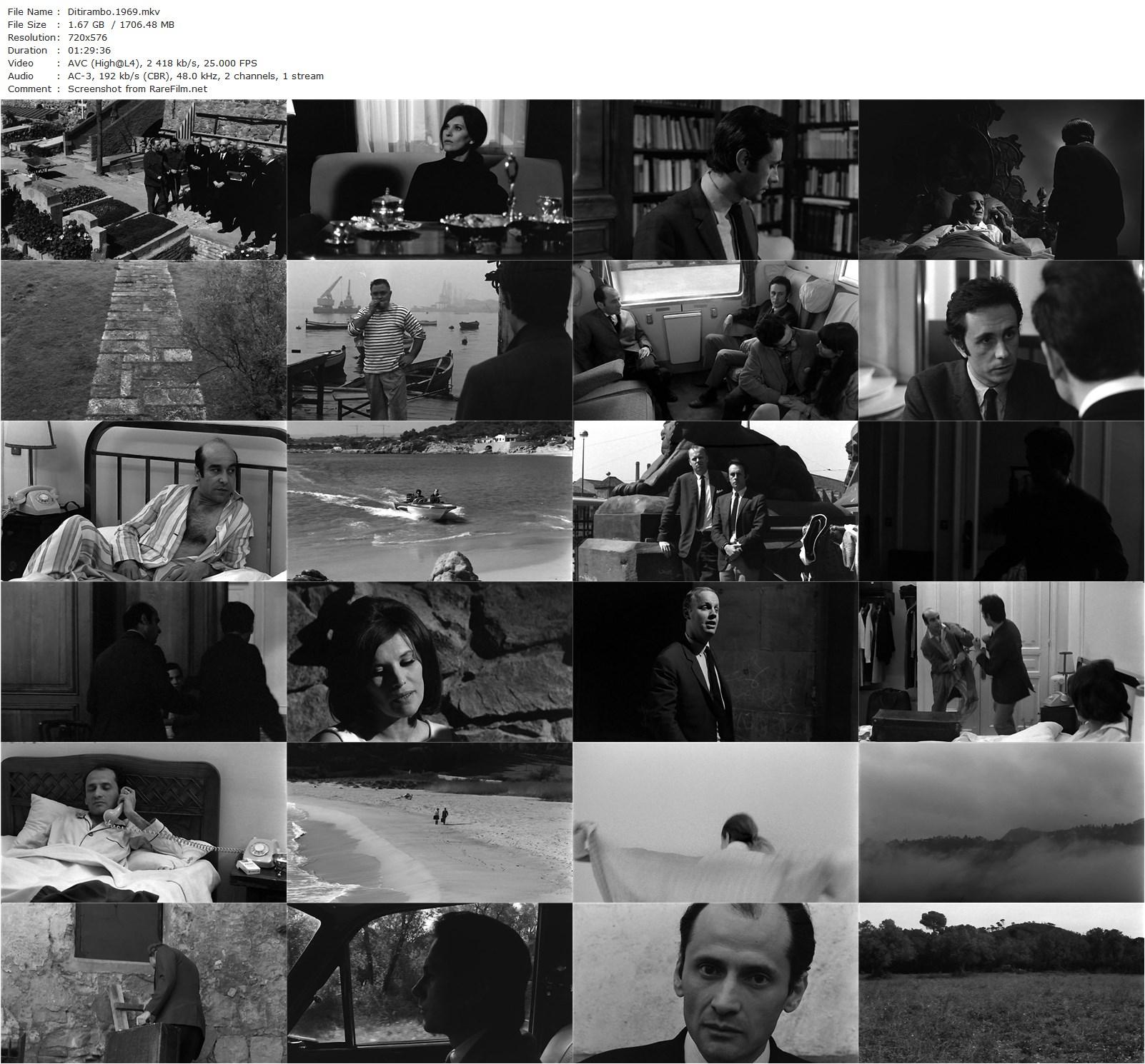 Ditirambo (1969) Gonzalo Suárez, Yelena Samarina, José María Prada-poster