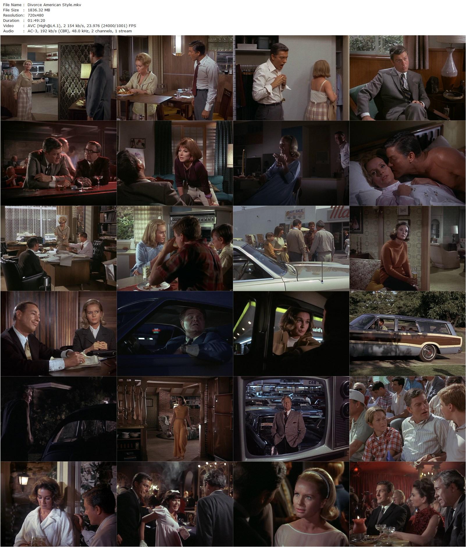 Divorce American Style (1967) Bud Yorkin, Dick Van Dyke, Debbie Reynolds, Jason Robards-poster