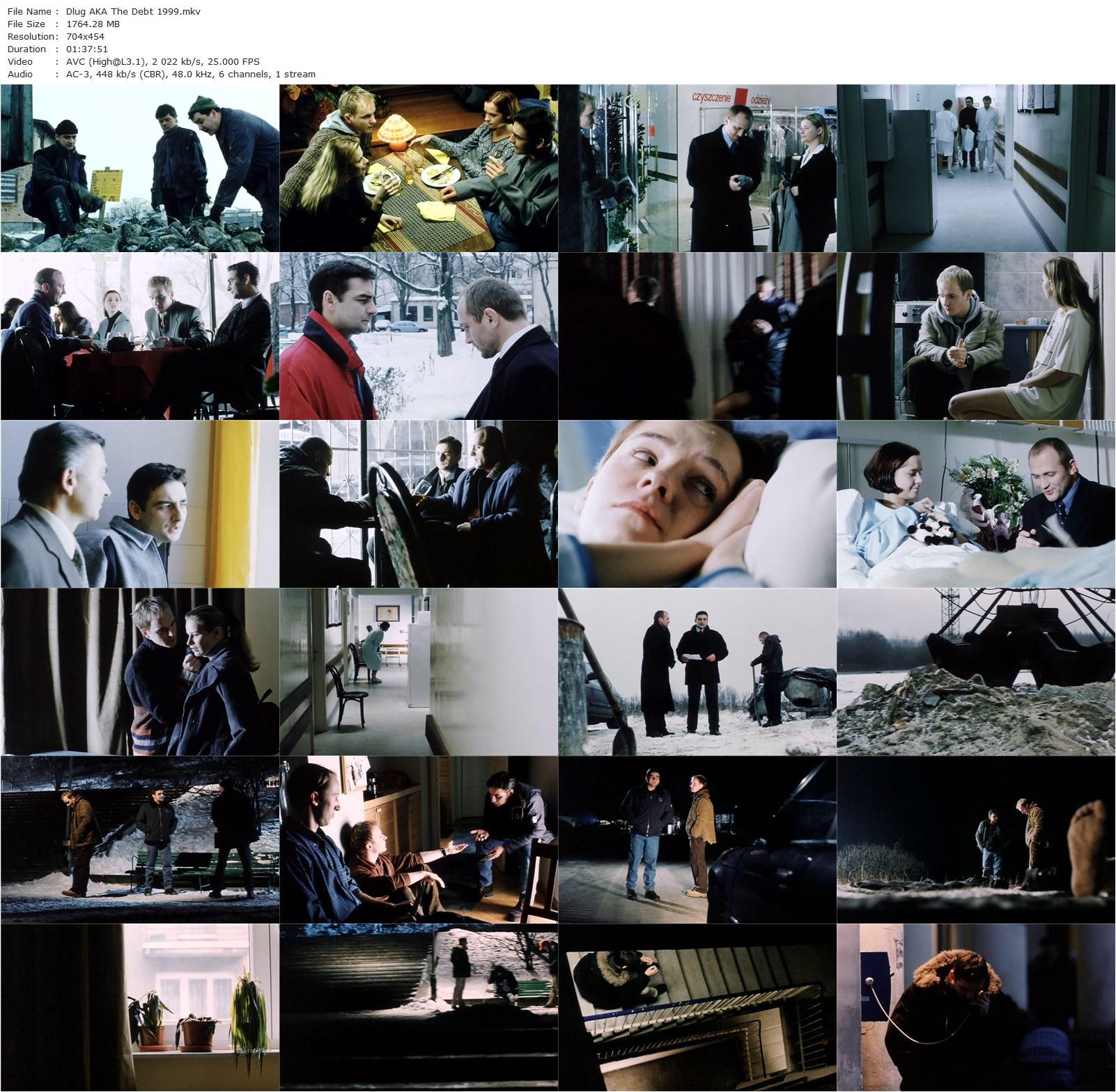 The Debt AKA Dlug (1999) Krzysztof Krauze, Robert Gonera, Jacek Borcuch, Andrzej Chyra-poster